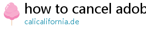 how to cancel adobe subscription